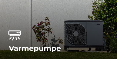 Mini slider varmepumpe